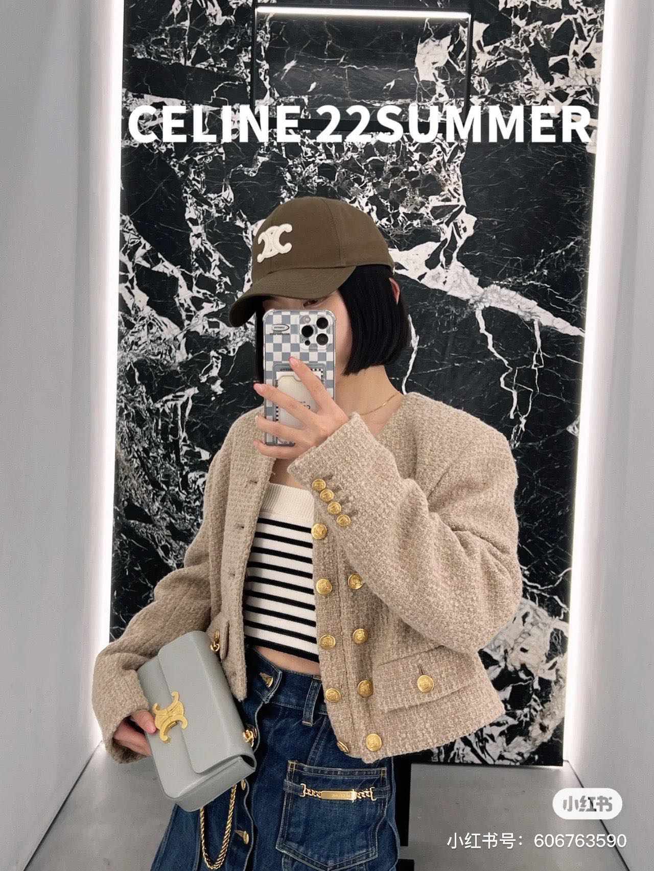 NO:208672,CELINE 22 summer | French casual outfit, Celine, celine, celine19860909CELINE 22夏|法式休闲穿搭,赛琳celine,celine,celine,Bag