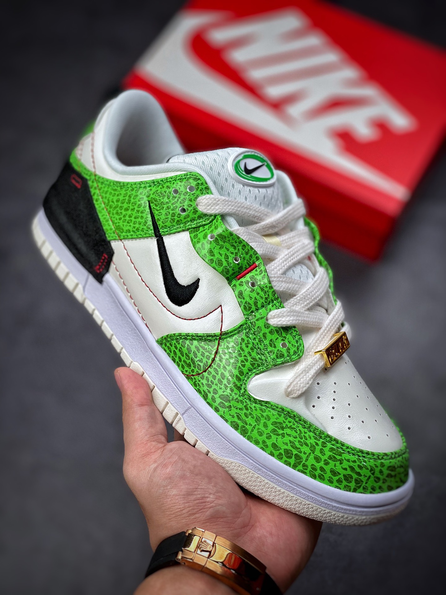 260 Nike Dunk Low Disrupt 2 板鞋 小型Nike Swoosh缝线 纯原版本 DV1491-101