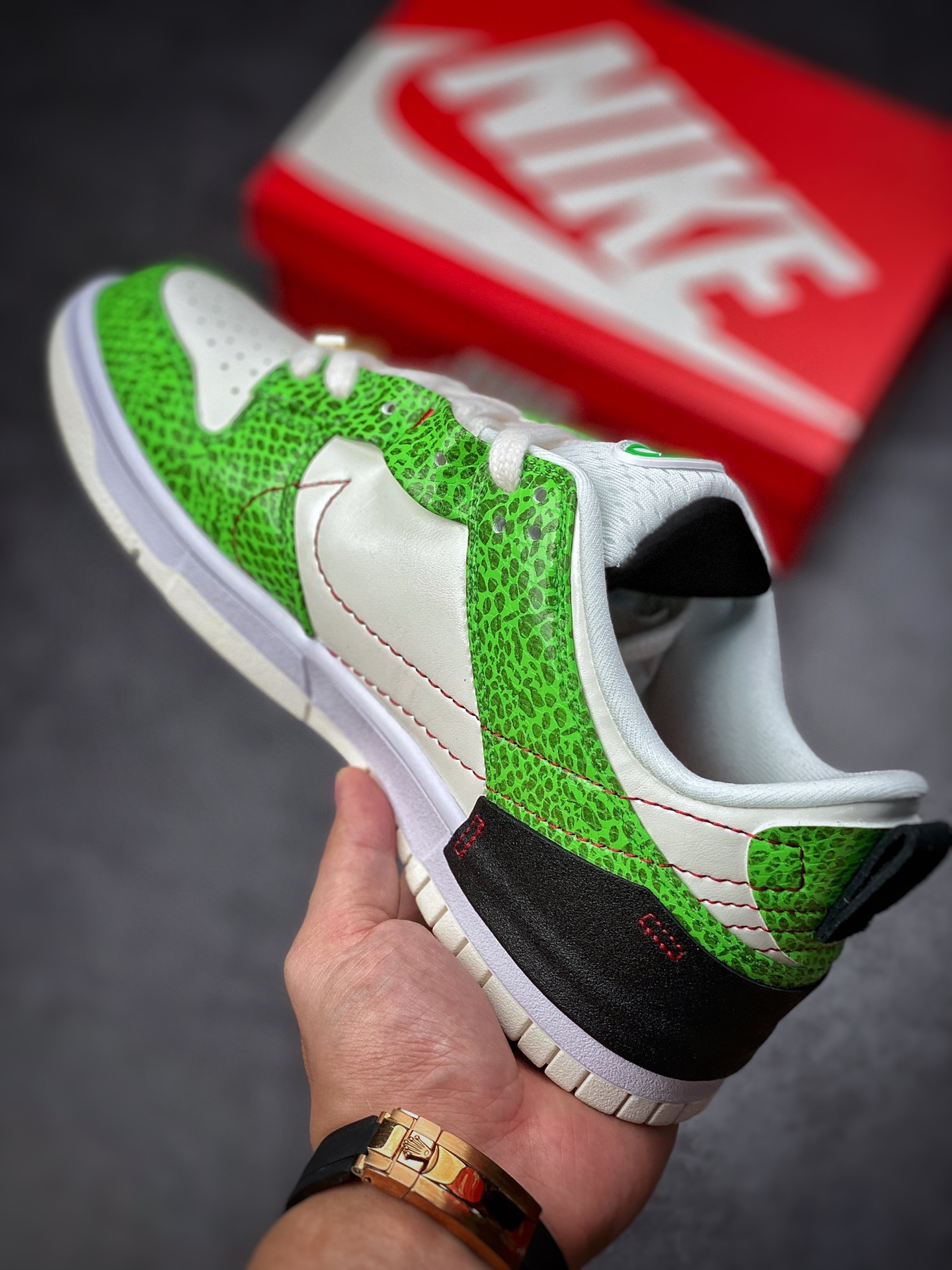 260 Nike Dunk Low Disrupt 2 板鞋 小型Nike Swoosh缝线 纯原版本 DV1491-101