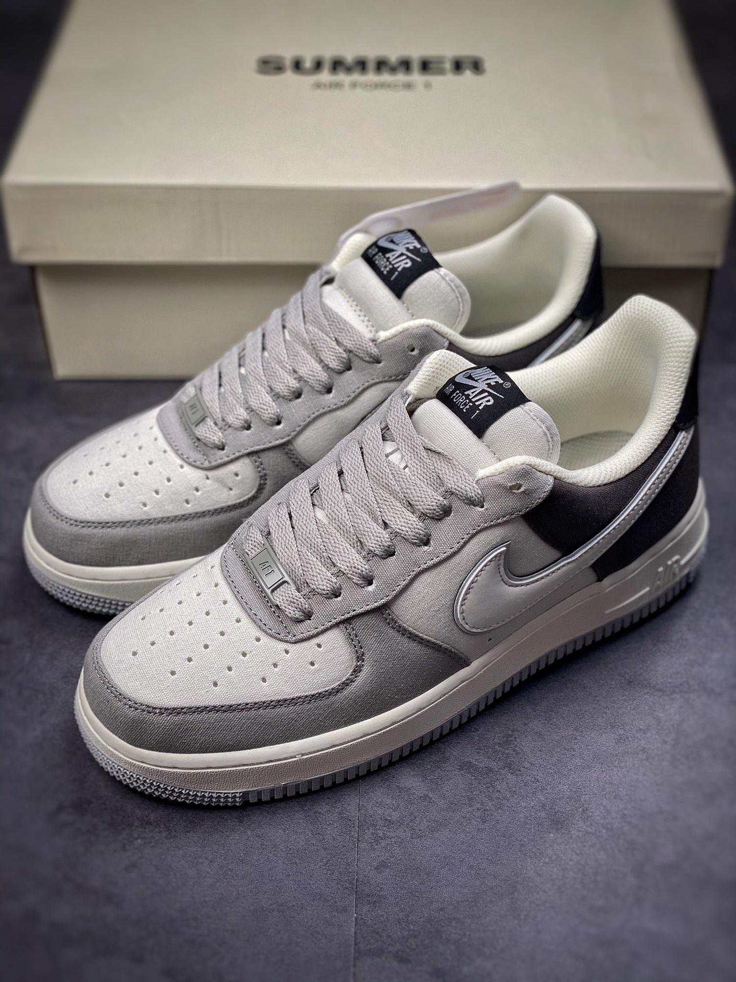 220 Nike Air Force 1 Low 07 浅灰牛筋布 DG2296-023-莆田鞋,莆田鞋货源,高仿鞋,高仿鞋货源,安福档口,莆田高仿鞋,莆田鞋批发,高仿鞋批发,莆田高仿运动鞋,高仿运动鞋,莆田运动鞋 220 Nike Air Force 1 Low 07 浅灰牛筋布 DG2296-023