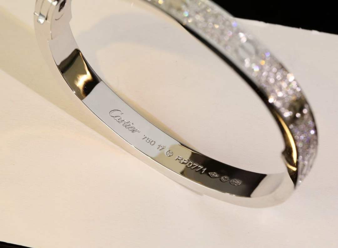 Cartier Cartier/卡地亚 经款典宽版满天手星镯 银色