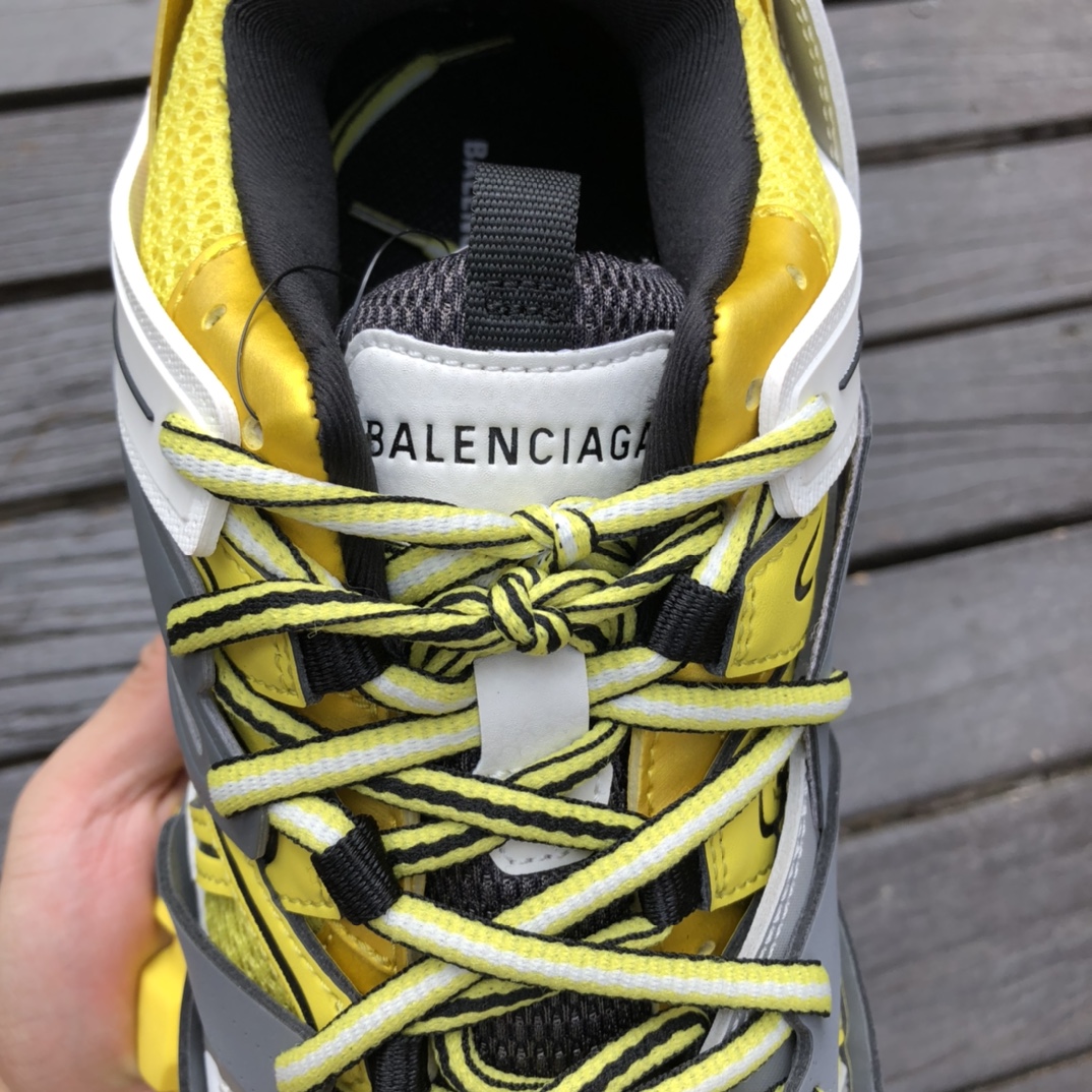 Balenciaga 3.0 gray-yellow Balenciaga Balenciaga Track fashion breathable dad shoes