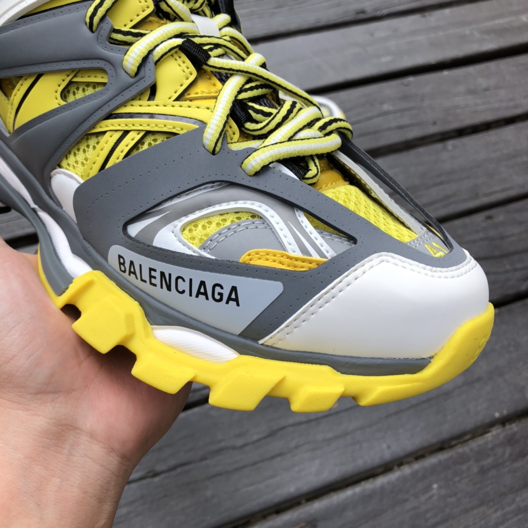 Balenciaga 3.0 gray-yellow Balenciaga Balenciaga Track fashion breathable dad shoes