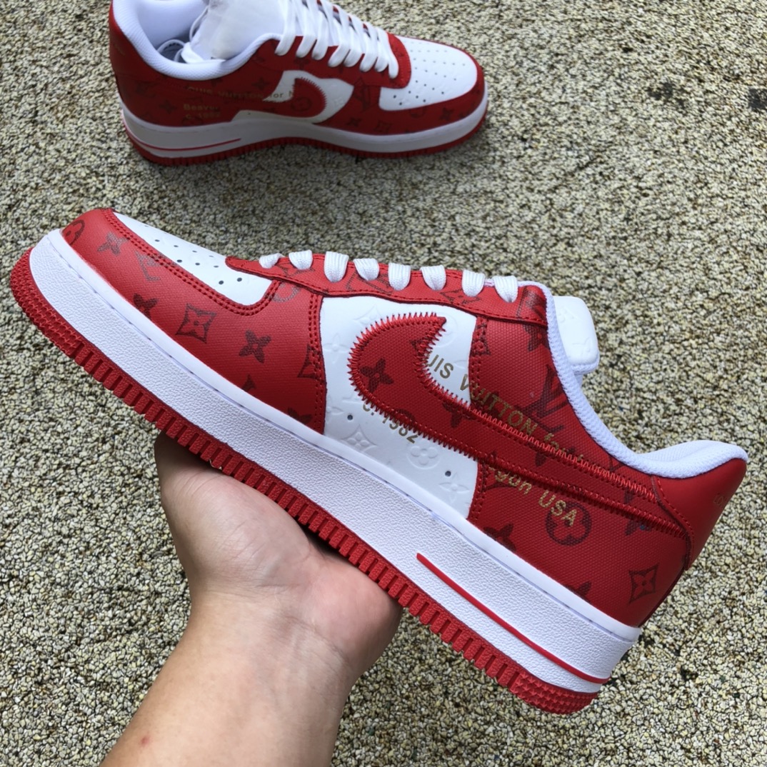 Af1联名ow联名LV Louis Vuitton LV x Nike Air Force 1 x off-white 联名AF1 空军一号联名LV