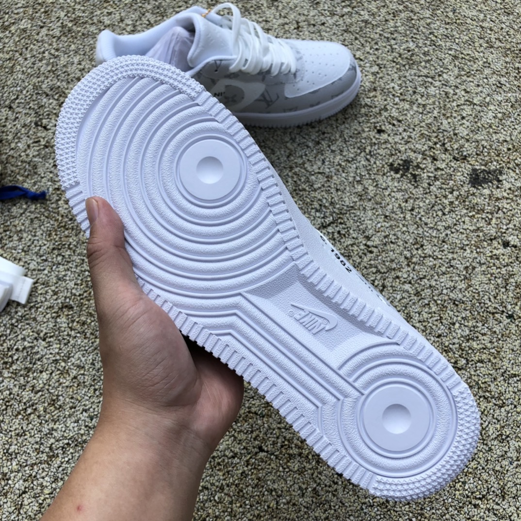 Af1联名ow联名LV Louis Vuitton LV x Nike Air Force 1 x off-white 联名AF1 空军一号联名LV LD4631-201