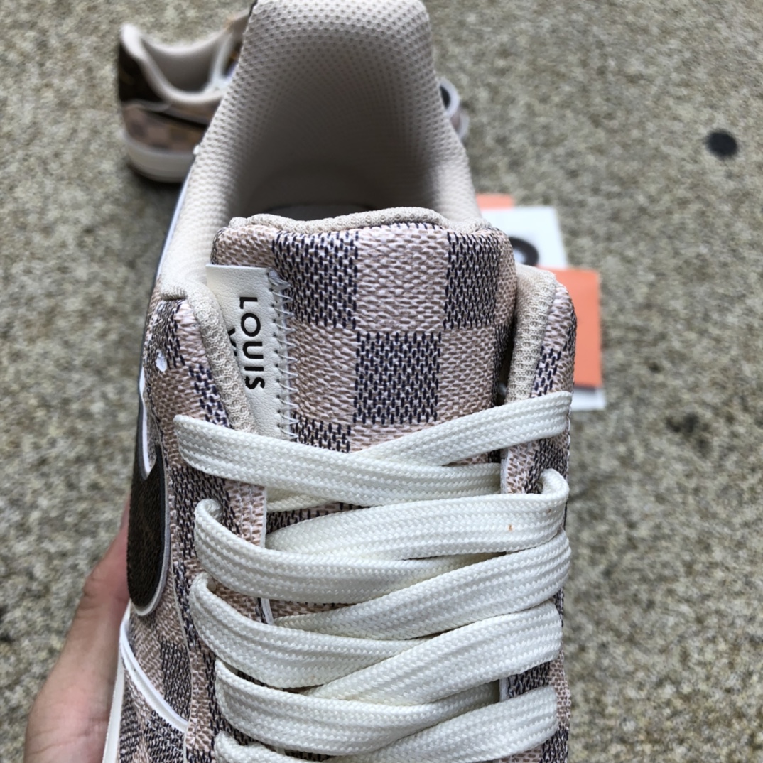 Af1联名ow联名LV尺码Louis Vuitton LV x Nike Air Force 1 x off-white 联名AF1 空军一号联名LV LD4631-202