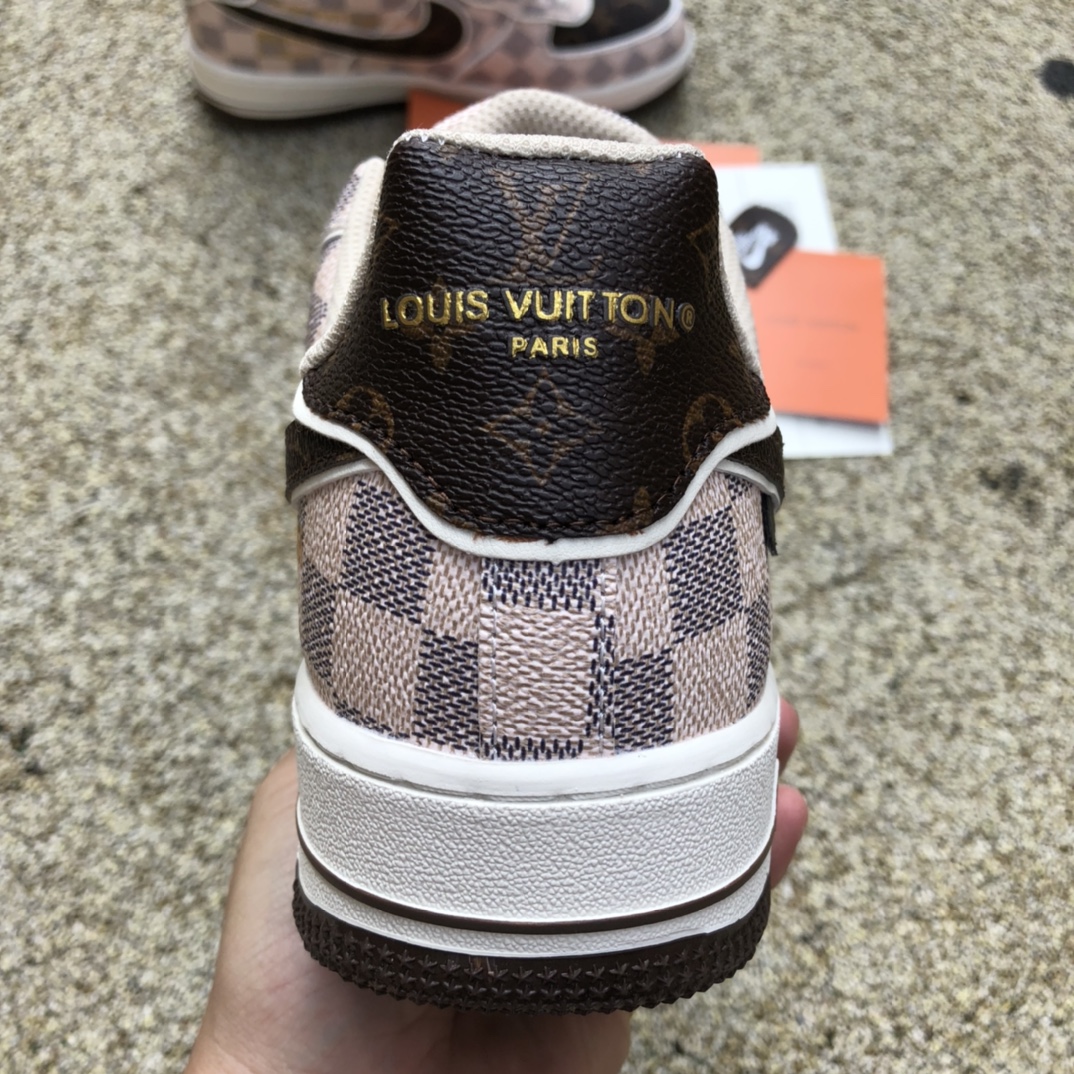 Af1联名ow联名LV尺码Louis Vuitton LV x Nike Air Force 1 x off-white 联名AF1 空军一号联名LV LD4631-202