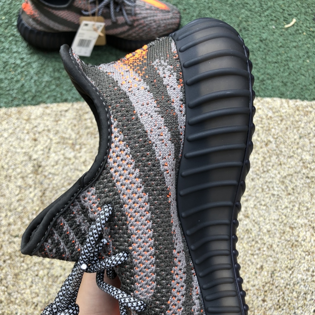 350v2 black gray orange pure original is too small 0.5-1 yards Adidas Yeezy 350 V2 black gray orange yeezy HQ7045