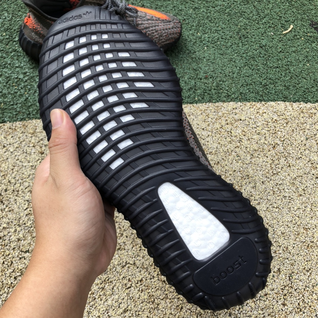 350v2 black gray orange pure original is too small 0.5-1 yards Adidas Yeezy 350 V2 black gray orange yeezy HQ7045