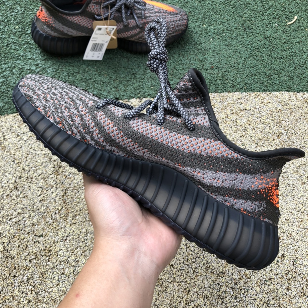 350v2 black gray orange pure original is too small 0.5-1 yards Adidas Yeezy 350 V2 black gray orange yeezy HQ7045