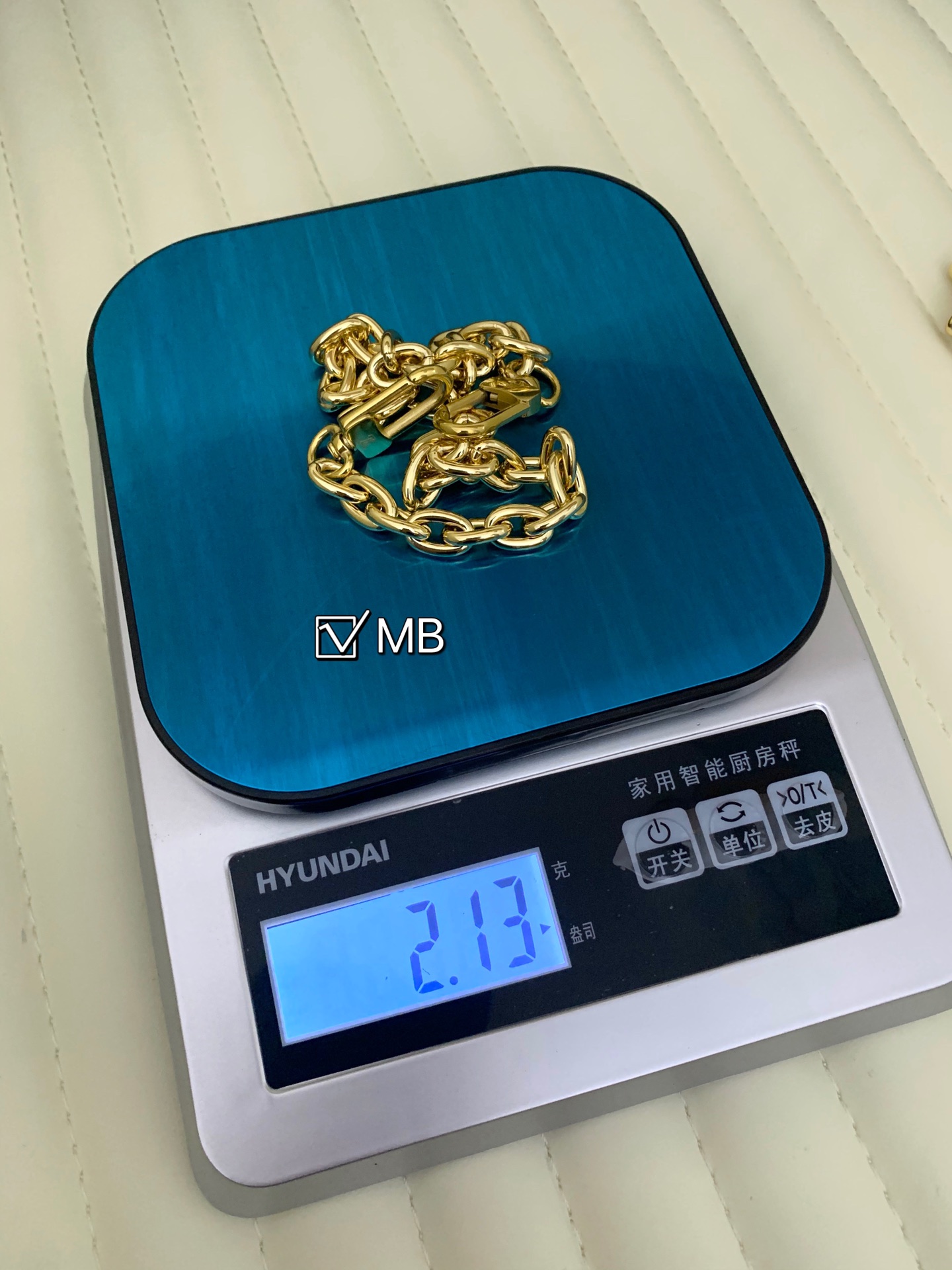 Zp CpChain weight comparison Unit: ounces M81098