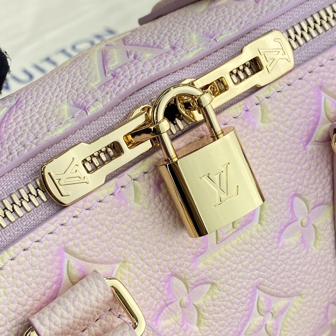 顶级原单M46163杏46092绿46268粉本款SpeedyBandoulière20手袋以新季色彩展