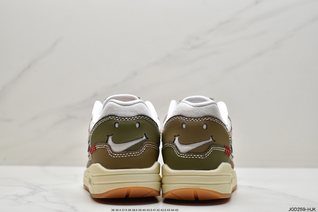 180 耐克Nike Air Max 1”Noise Aqua”初代复古气垫百搭休闲运动慢跑鞋DQ8656