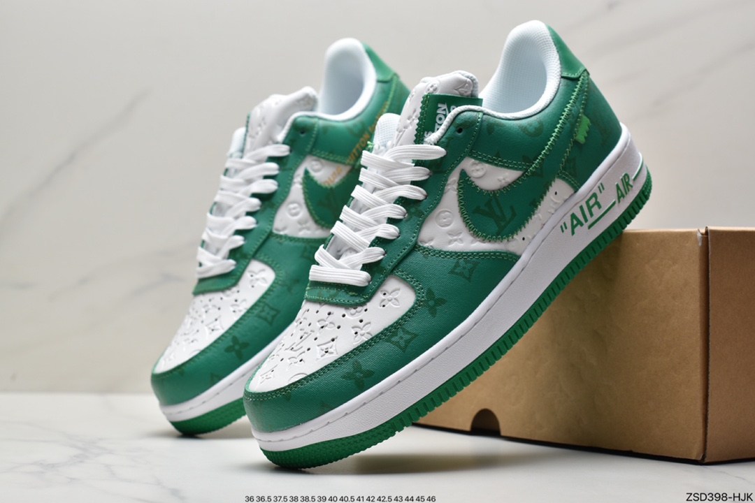 320 超奢联名 路易威登 LV×Nike Air Force 1 Low 07 空军一号 LV3369-100
