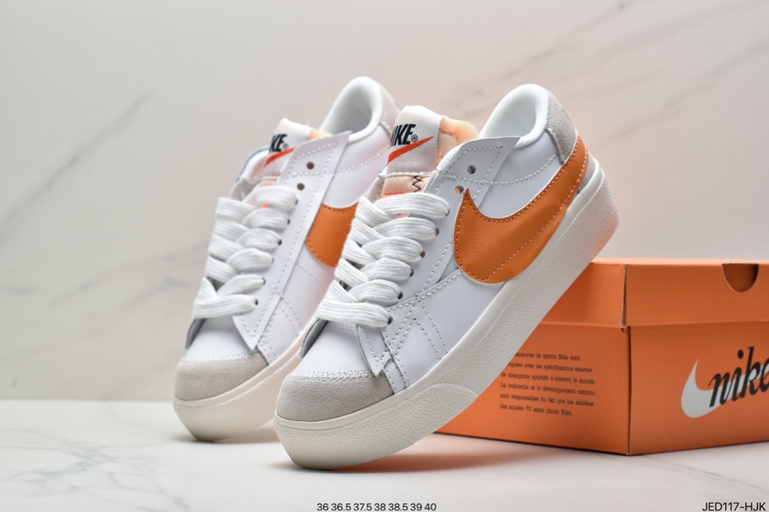 150 厚底开拓者 Nike Blazer Mid ’77 Jumbo 大勾高帮 DD3111-100