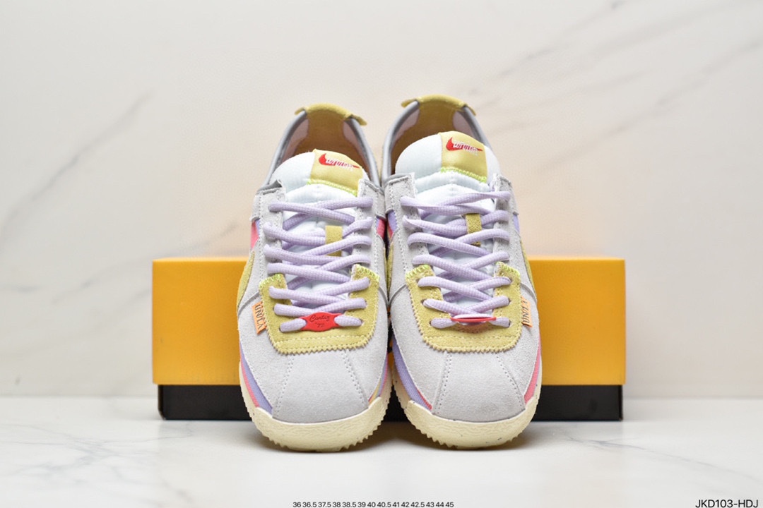 160 耐克Union x Nike Cortez情侣款 阿甘系列 运动休闲跑步鞋DR1413