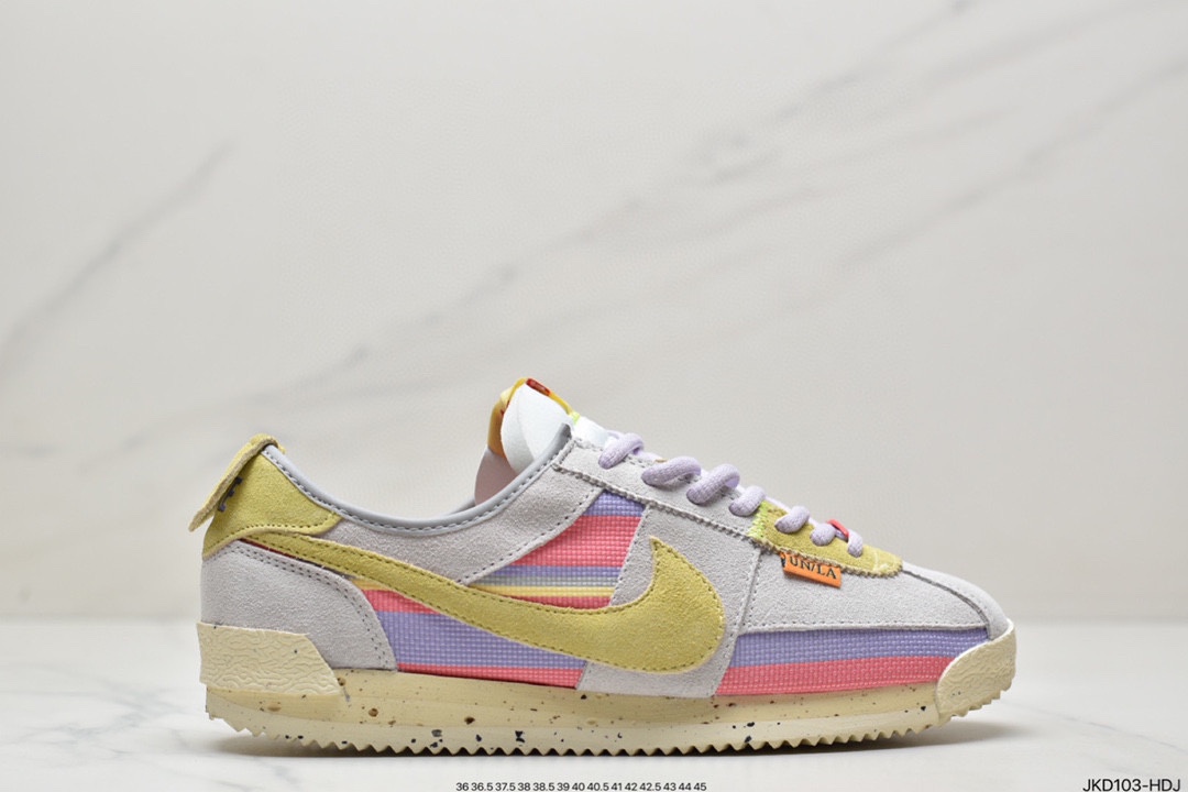 160 耐克Union x Nike Cortez情侣款 阿甘系列 运动休闲跑步鞋DR1413