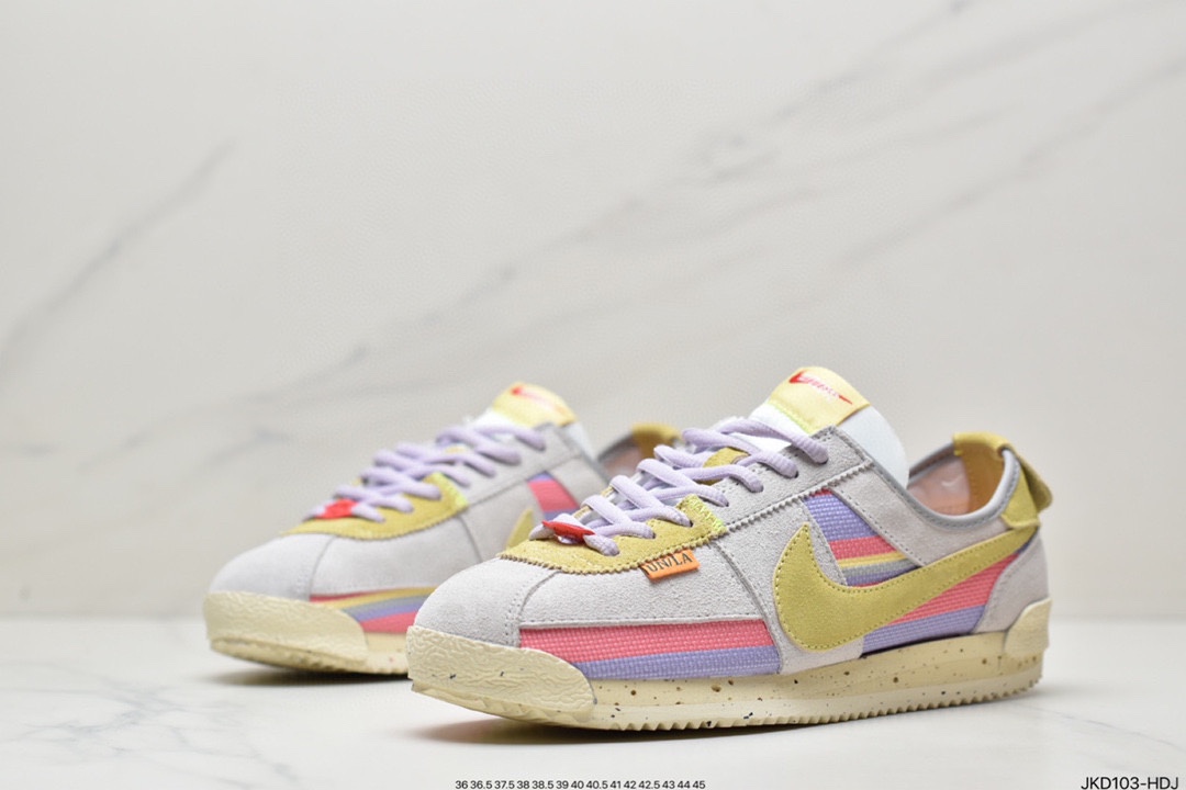 160 耐克Union x Nike Cortez情侣款 阿甘系列 运动休闲跑步鞋DR1413