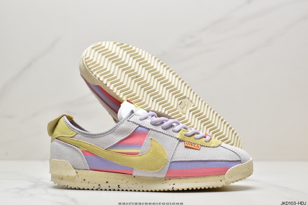 160 耐克Union x Nike Cortez情侣款 阿甘系列 运动休闲跑步鞋DR1413