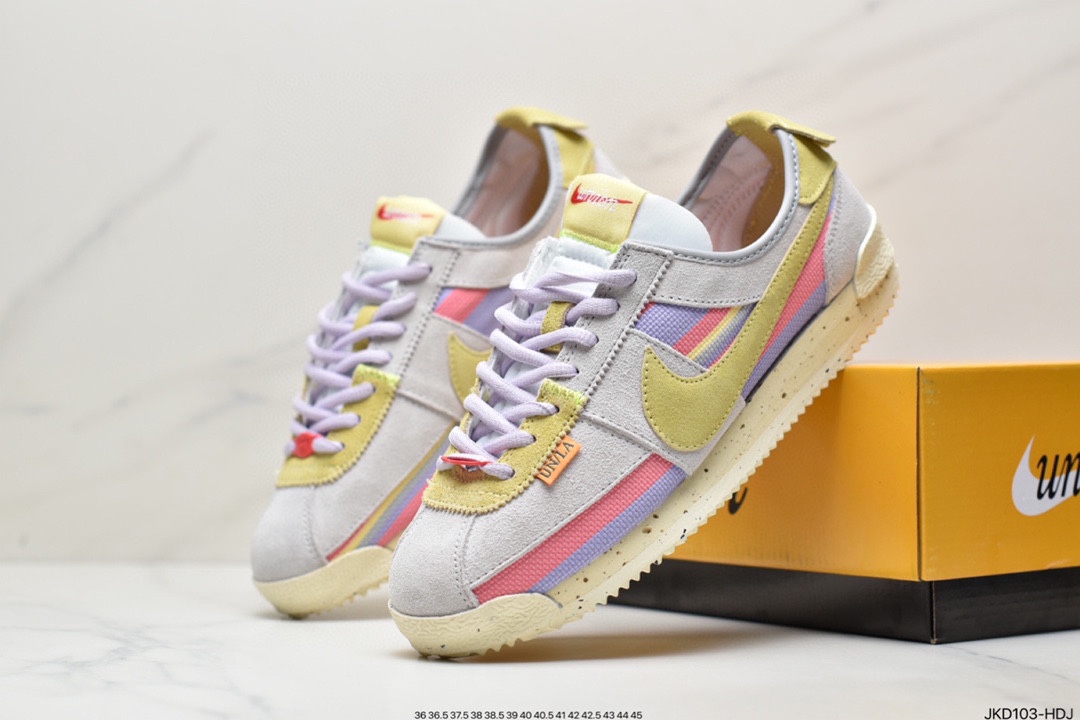160 耐克Union x Nike Cortez情侣款 阿甘系列 运动休闲跑步鞋DR1413