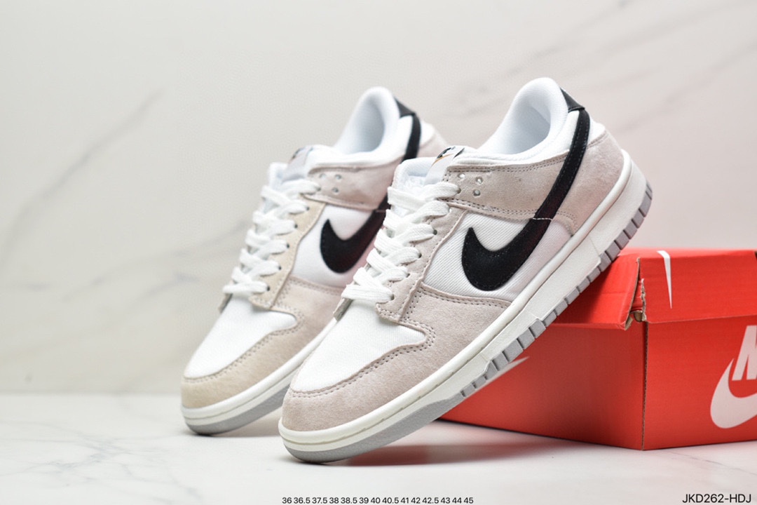 160 耐克Nike SB Dunk Low Pro 复古低帮 头层皮休闲运动滑板板鞋DD1503-601
