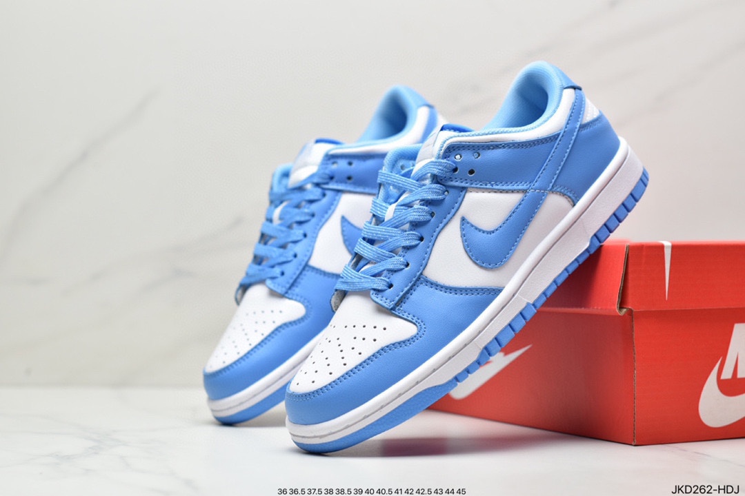 160 耐克Nike SB Dunk Low Pro 复古低帮 头层皮休闲运动滑板板鞋DD1503-601