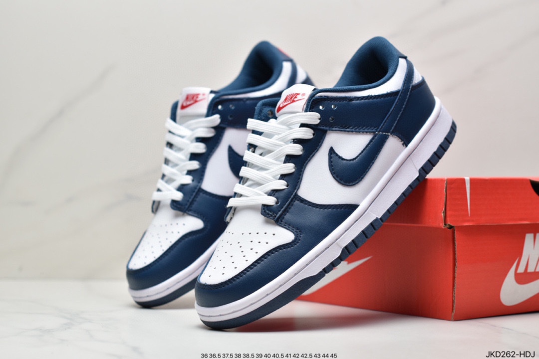 160 耐克Nike SB Dunk Low Pro 复古低帮 头层皮休闲运动滑板板鞋DD1503-601
