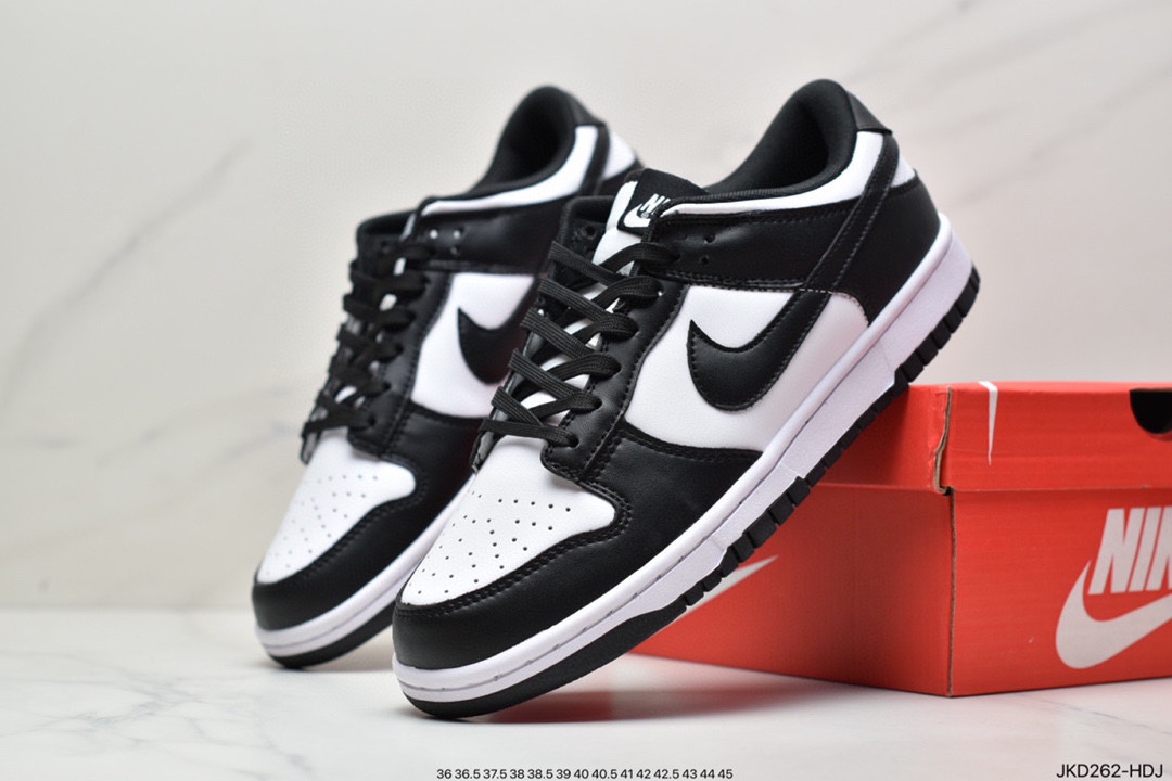 160 耐克Nike SB Dunk Low Pro 复古低帮 头层皮休闲运动滑板板鞋DD1503-601