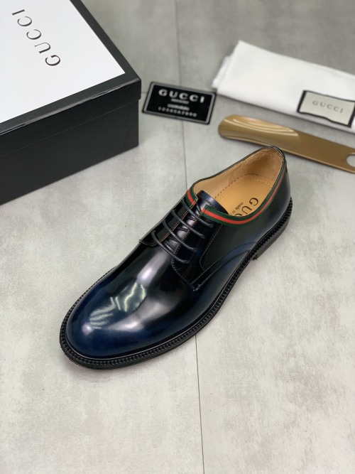 Gucci Business Leather Dress Shoes with Italian Calfskin - Black, Brown, Red 1 Gucci Business Leather Dress Shoes with Italian Calfskin - Black, Brown, Red