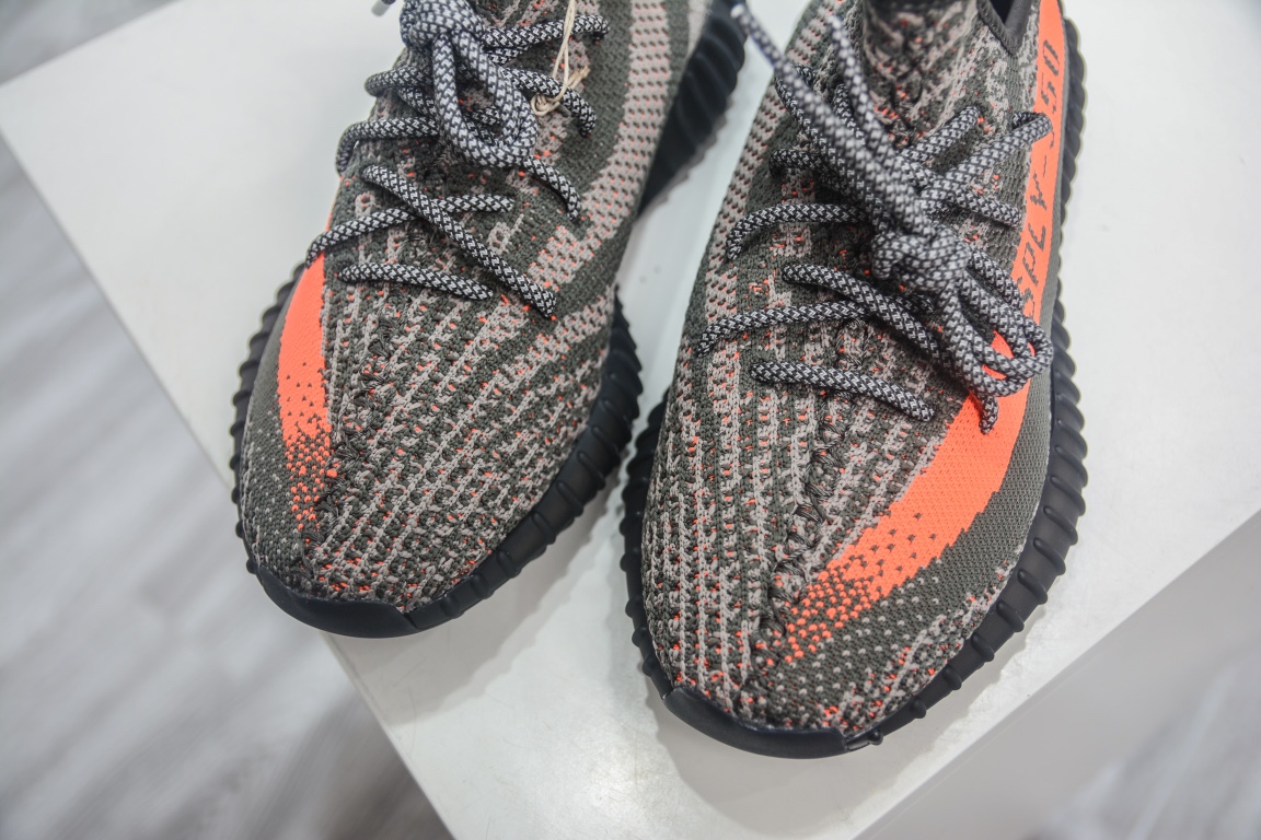 Yeezy 350 Boost V2 military green orange foreign trade customer designated order HQ7045