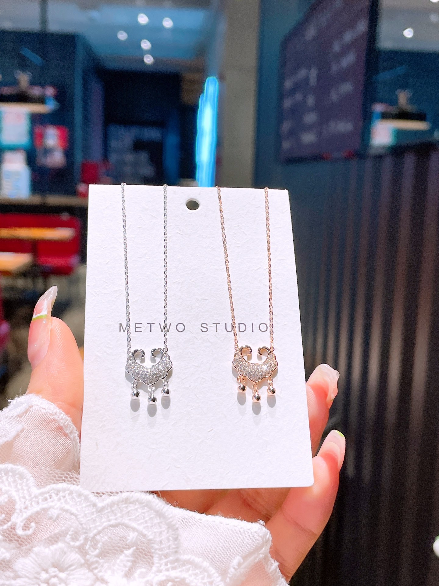 Low Allergy Silver Necklace Unique Spring Festival Gold