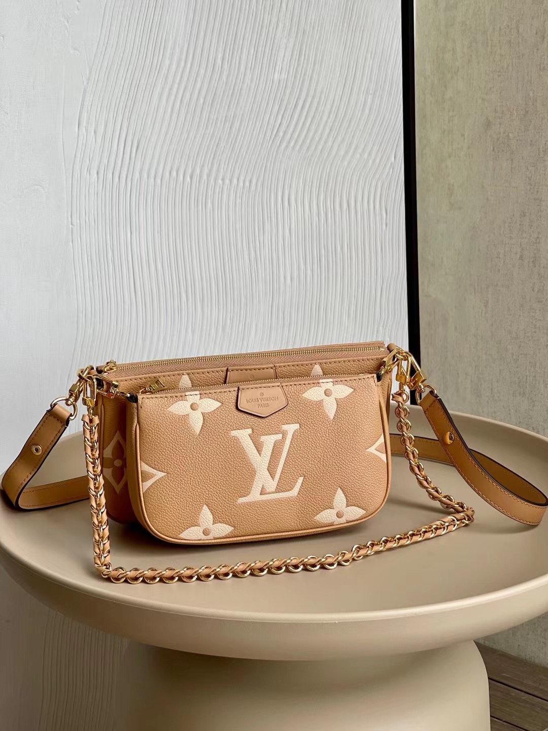 Where to find best
 Louis Vuitton LV Multi Pochette Accessoires Handbags Crossbody & Shoulder Bags Counter Quality
 Yellow Empreinte​ M45777