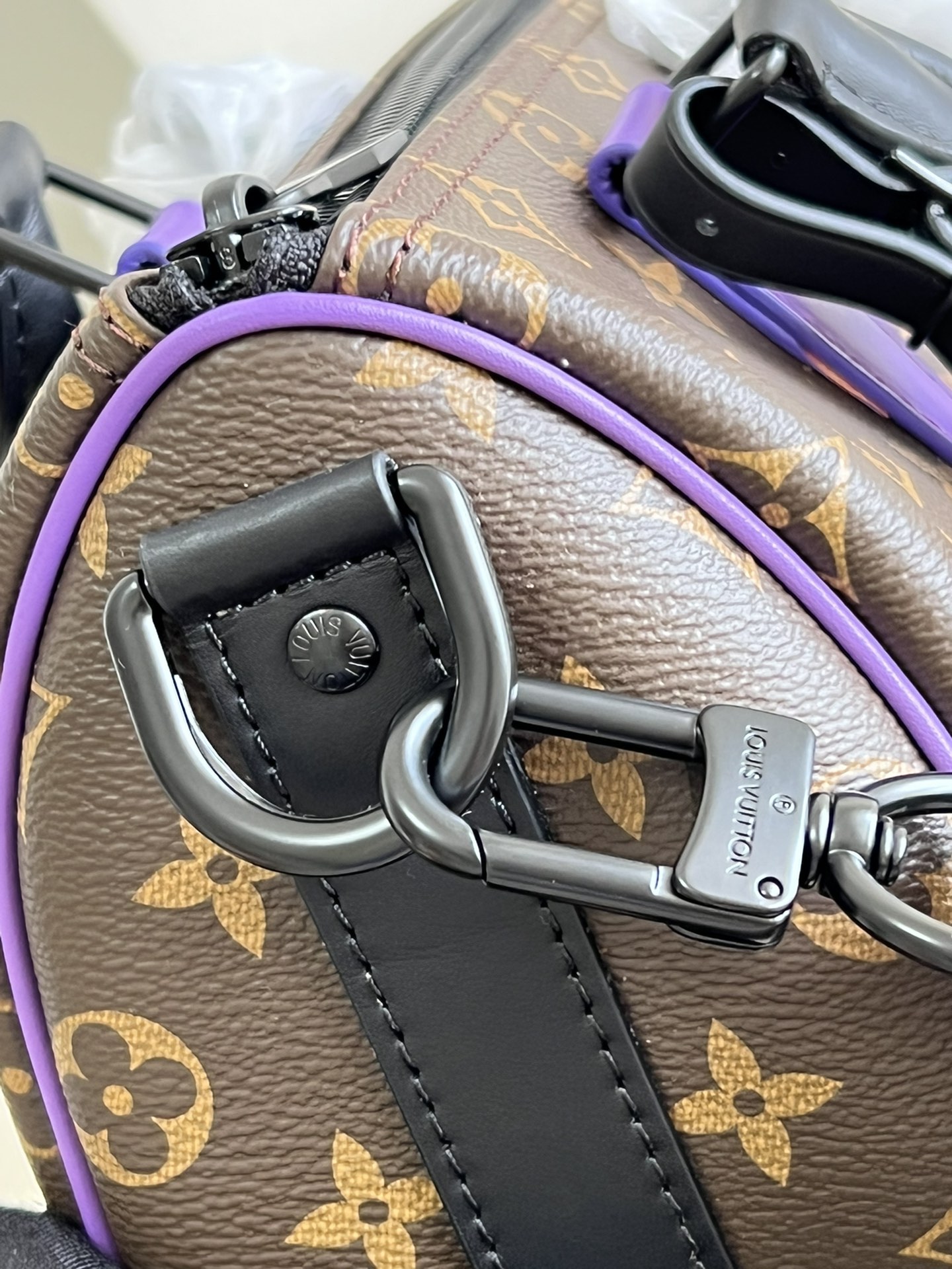 顶级原单【独家实拍M20900老花绿】 路易威登经典 Keepall 系列再添新颖迷你设计 7