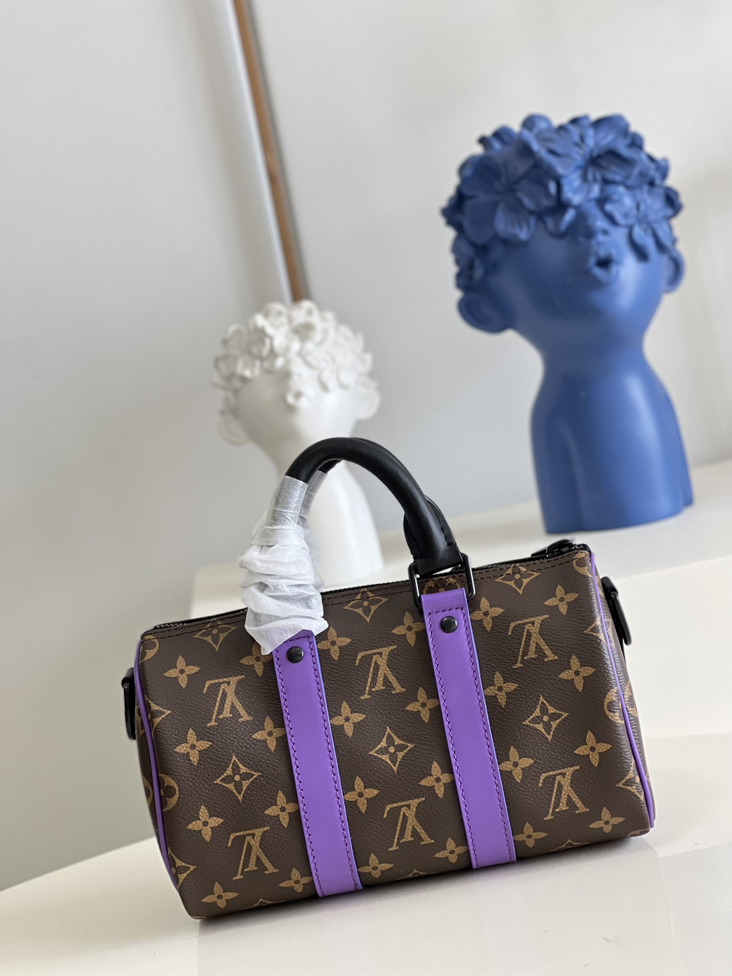 顶级原单【独家实拍M20900老花绿】 路易威登经典 Keepall 系列再添新颖迷你设计 5