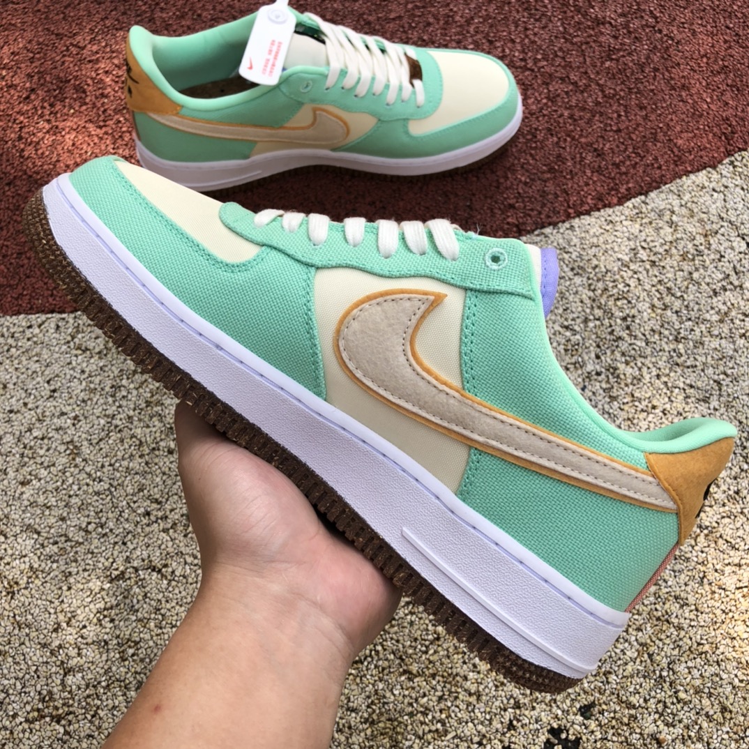 280  Nike Air Force 1 Low AF1米绿菠萝运动板鞋 CZ0268-300