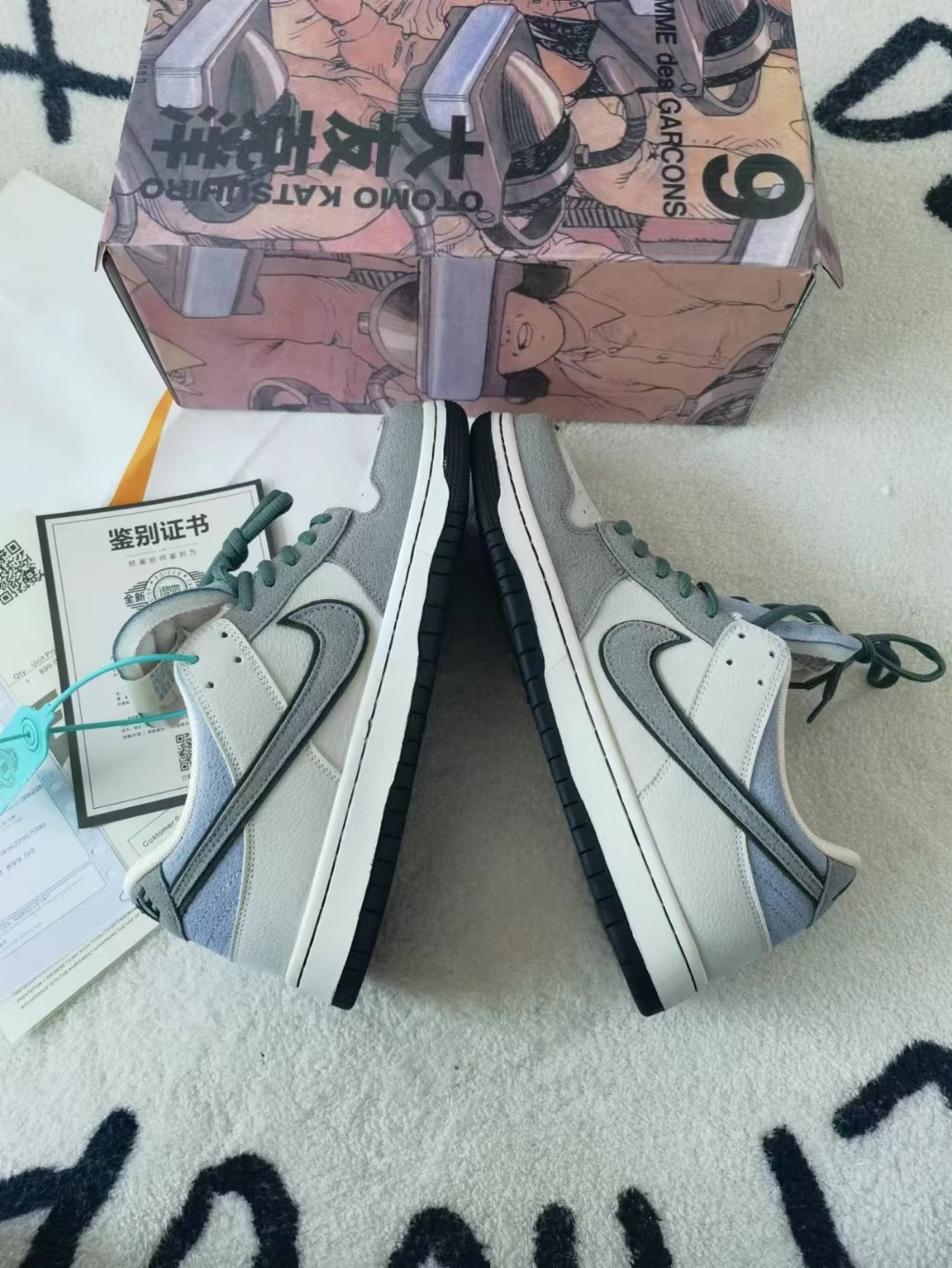 特价🔥🔥🔥💰 125
Nike SB Dunk Low Pro 低帮＂蒸汽男孩”，超纤皮鞋面，橡胶鞋底，真上线，手提袋证书发票都有，配件齐全，36-44鞋码，男女鞋，质量OK，新配色，速购吧！