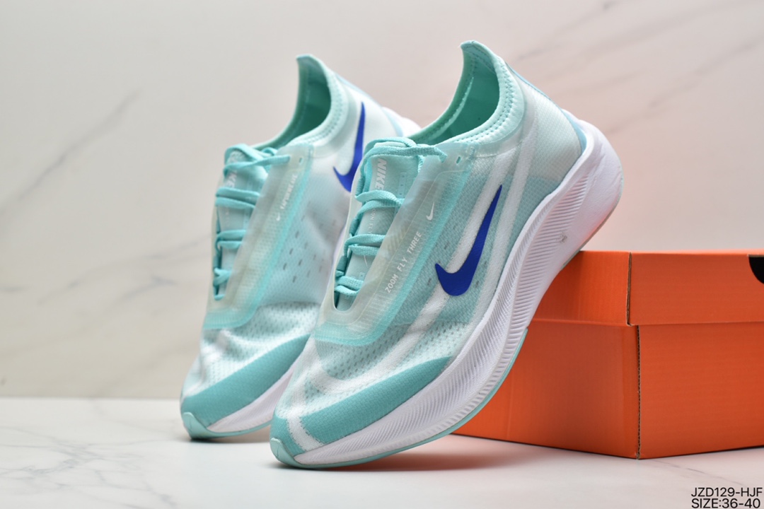 140 真标耐克Nike ZOOM FLY 3 登月贾卡面透气 AT8240