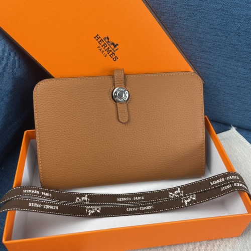 Hermes Dogon Duo Detachable Wallet in Togo Leather, Palladium Hardware 1 Hermes Dogon Duo Detachable Wallet in Togo Leather, Palladium Hardware
