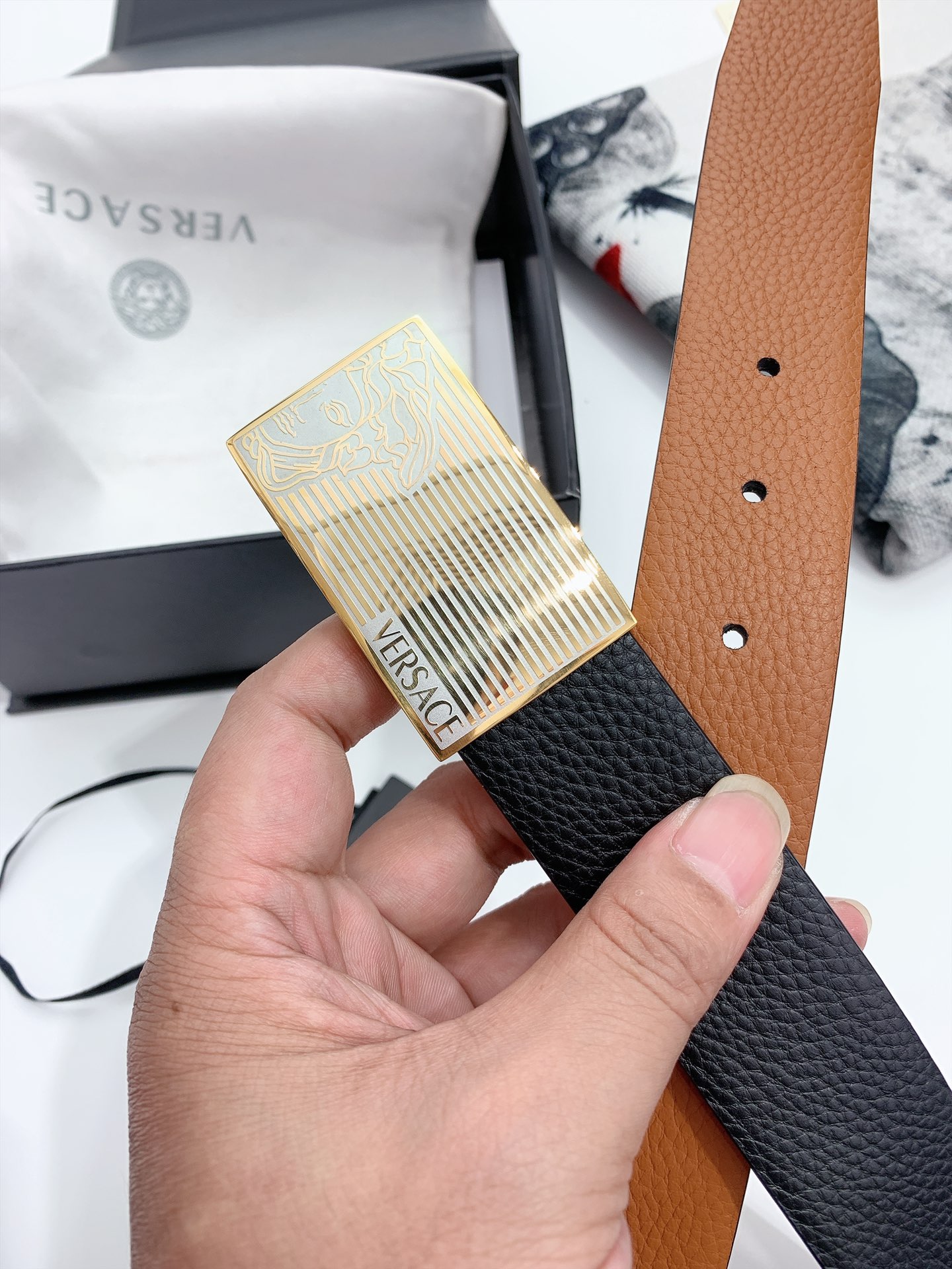 范思哲宽度3.5cm经典之杰作.时尚
