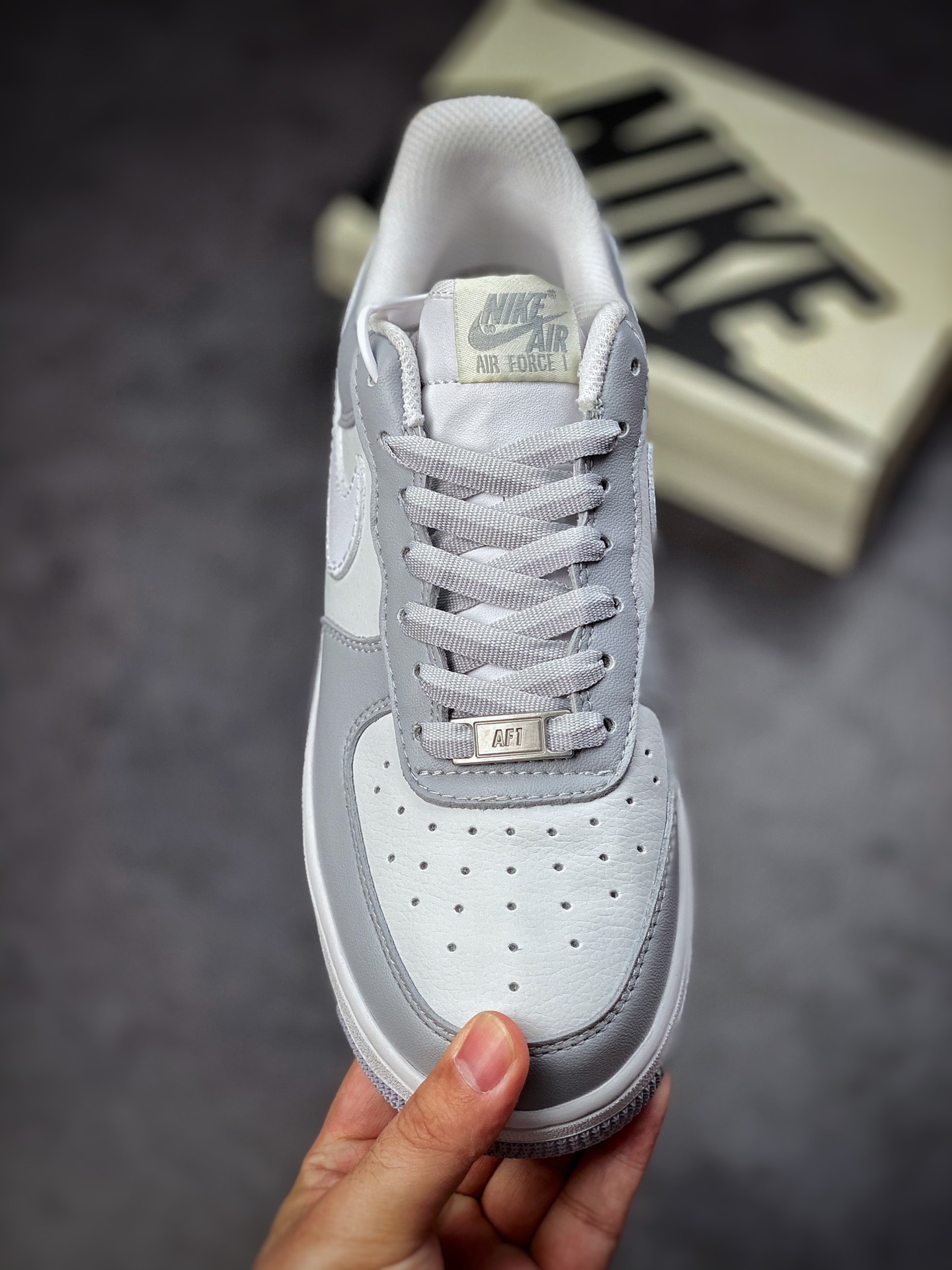 220 Nike Air Force 1 Low 07 灰白CW188- 606