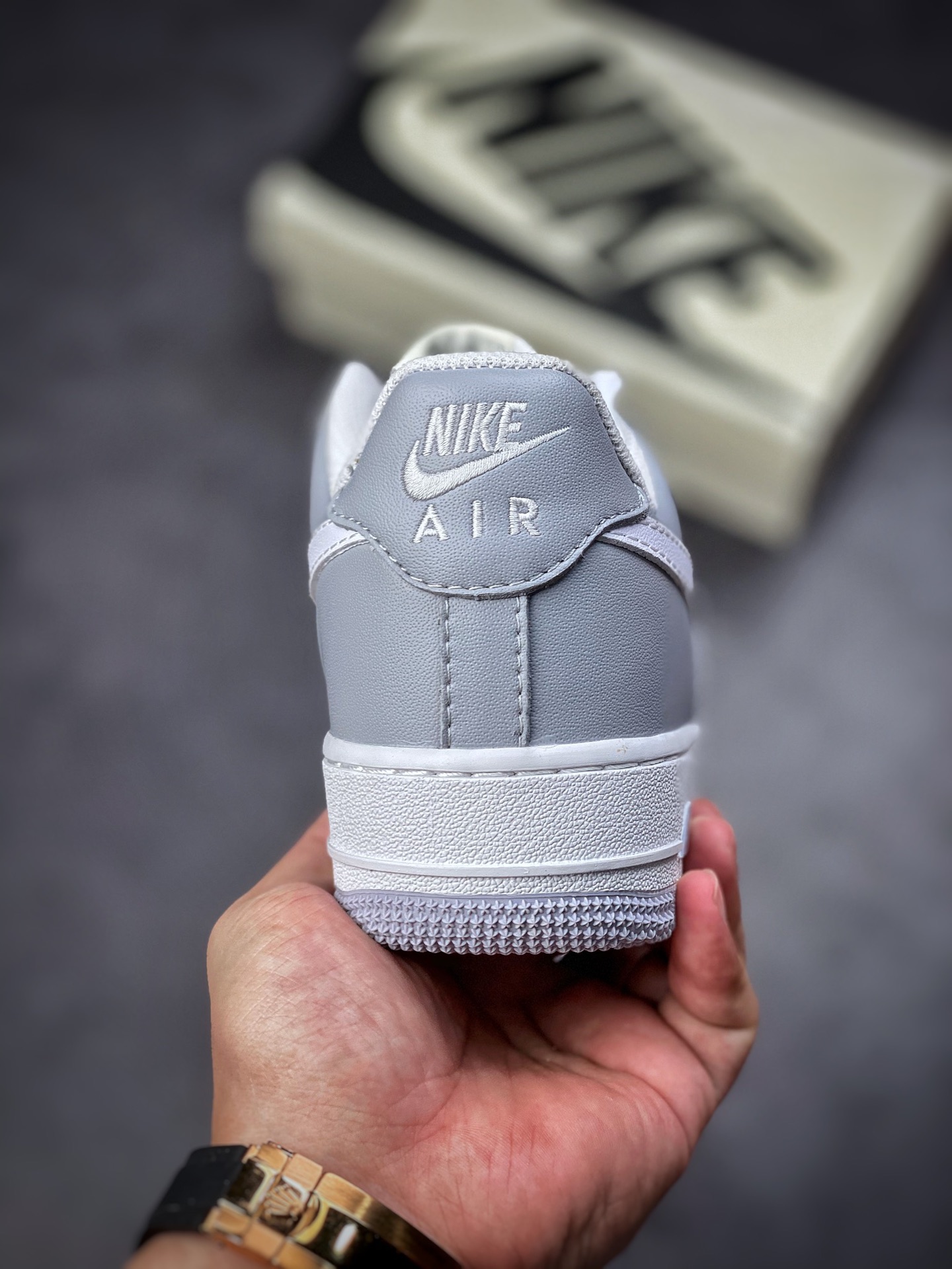 220 Nike Air Force 1 Low 07 灰白CW188- 606