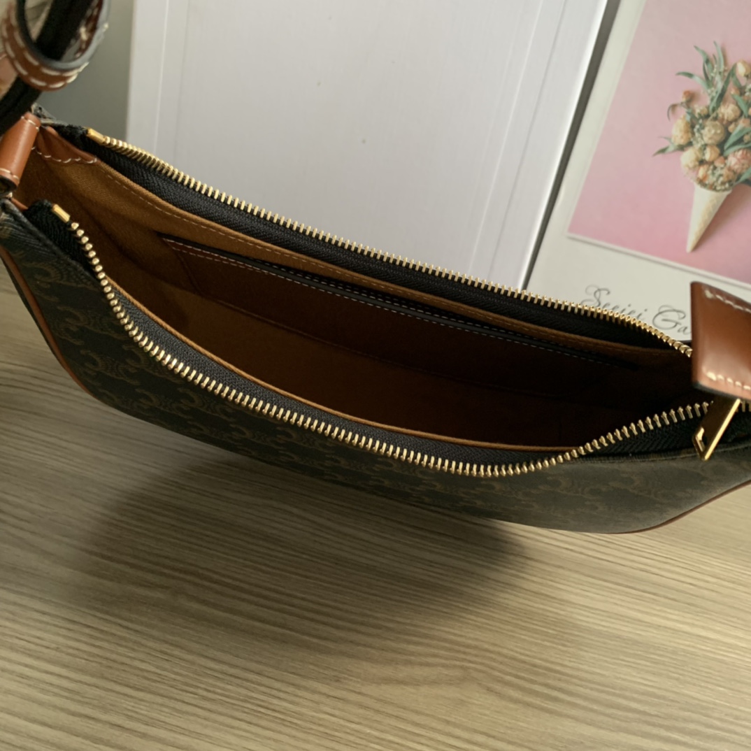 Celine Ava Bag in Triomphe Canvas – Retro Style Shoulder Bag 9 i1657875005 7894 7