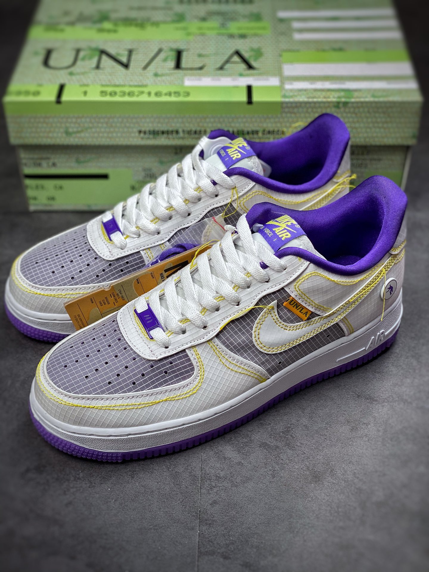 280 Nike Air Force 1 Low 07 × Union LA 紫蓝 CJ9649-500