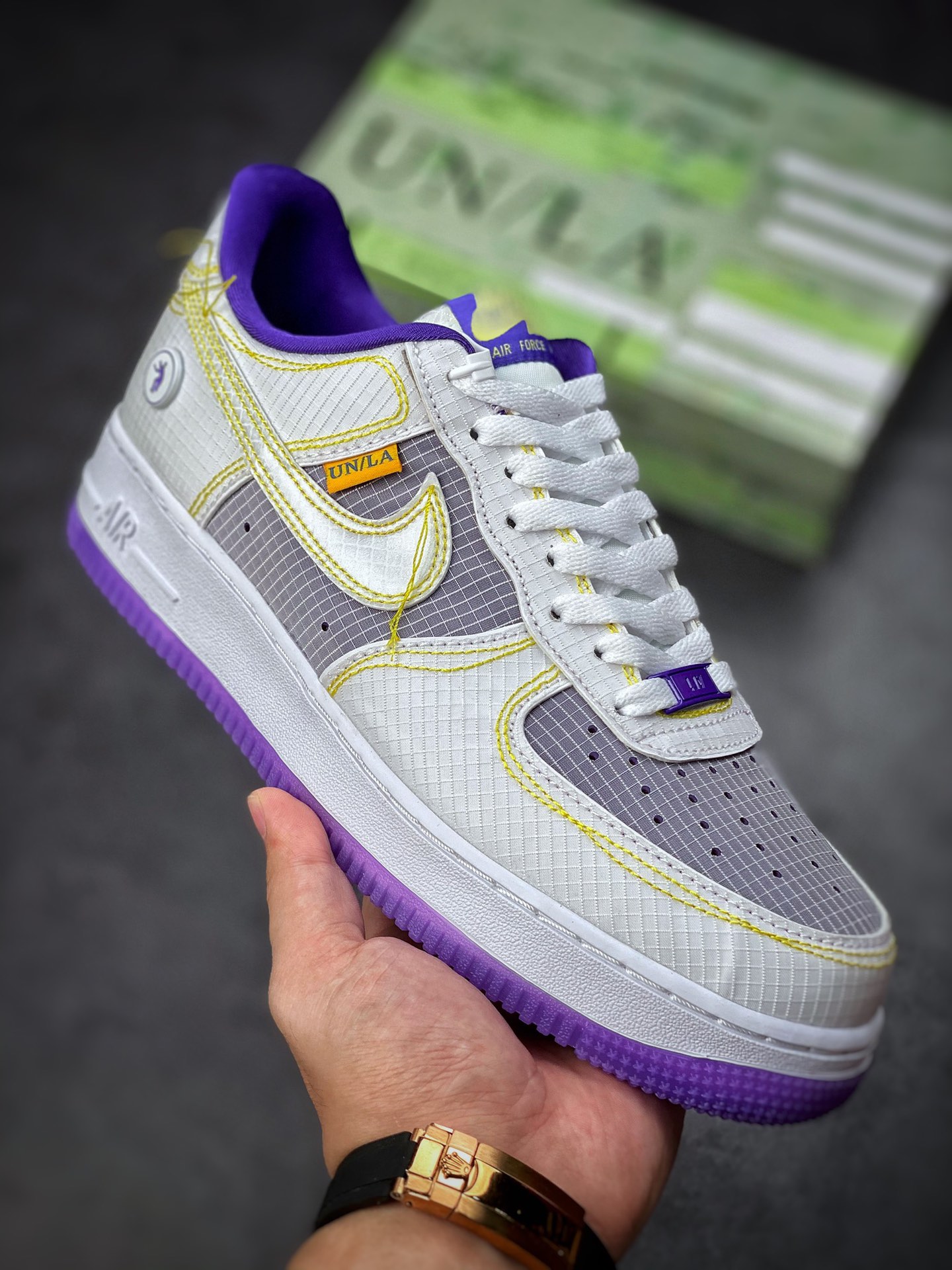 280 Nike Air Force 1 Low 07 × Union LA 紫蓝 CJ9649-500
