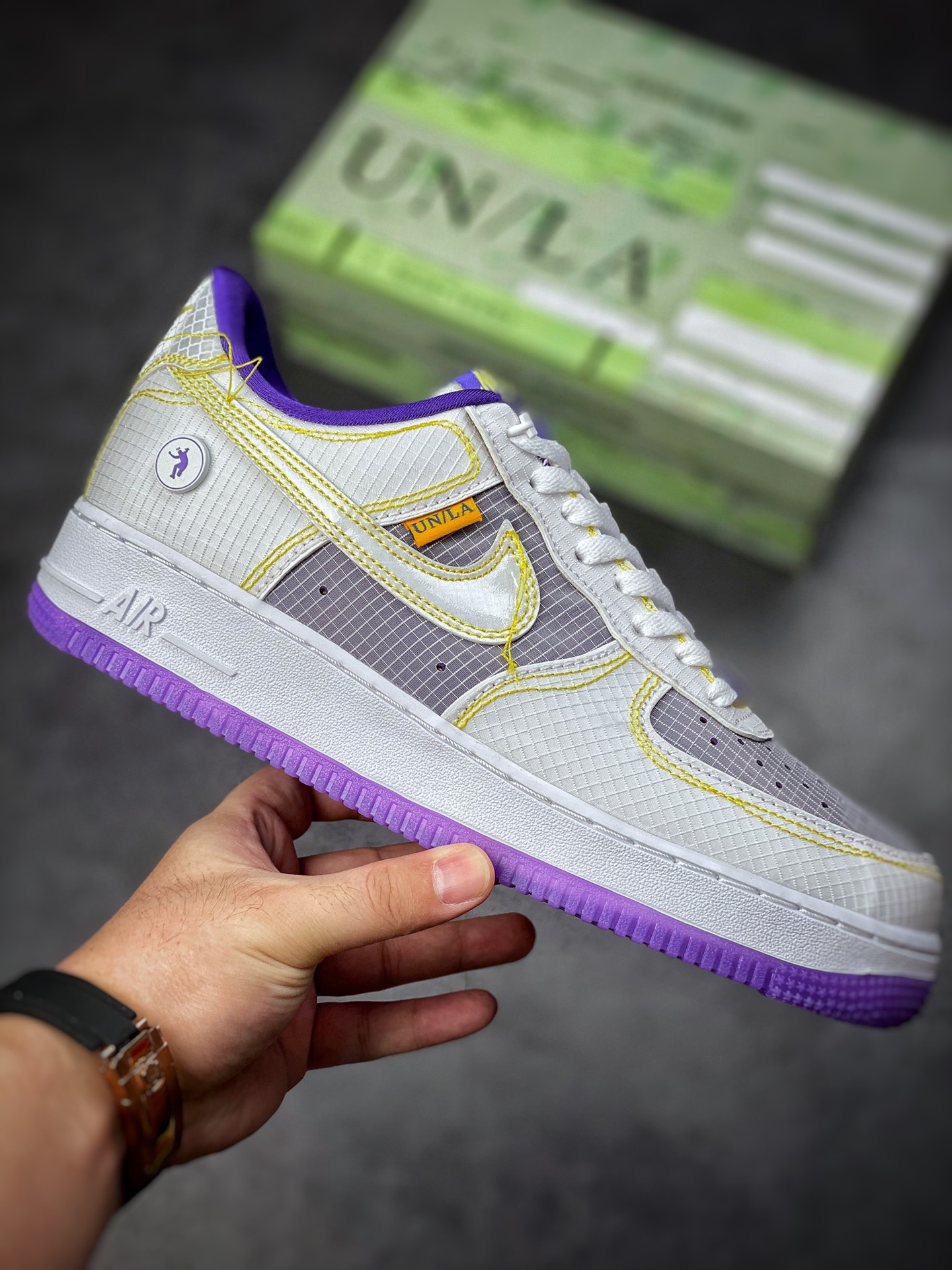 280 Nike Air Force 1 Low 07 × Union LA 紫蓝 CJ9649-500