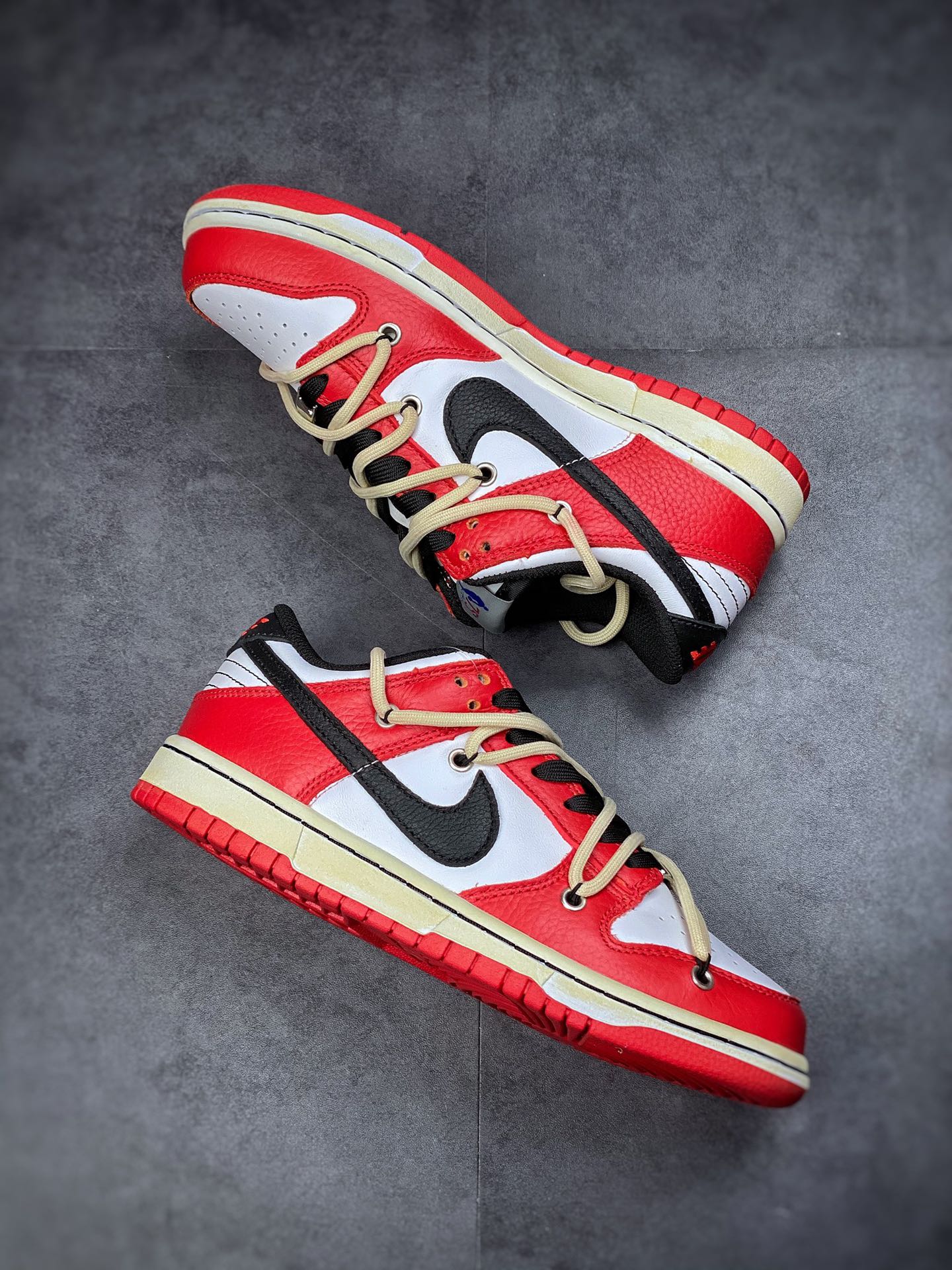 360 Nike SB Dunk Low “Chicago” 做旧芝加哥公牛配色 DD3363-100