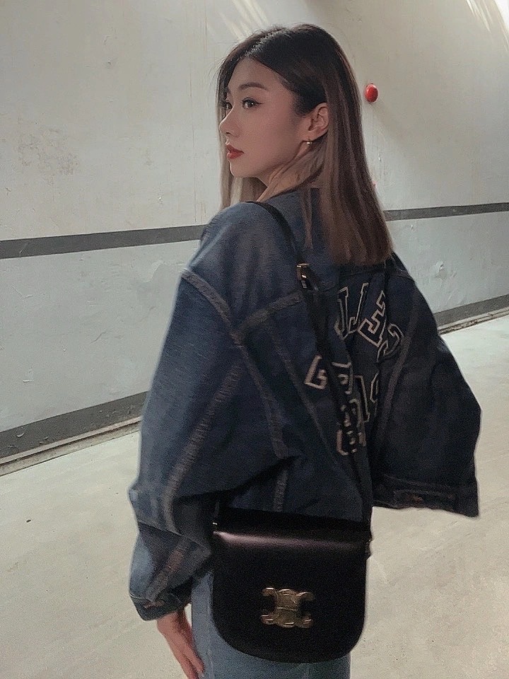 CELINE TEEN BESACE TRIOMPHE 18.5CM BAG 110413黑色