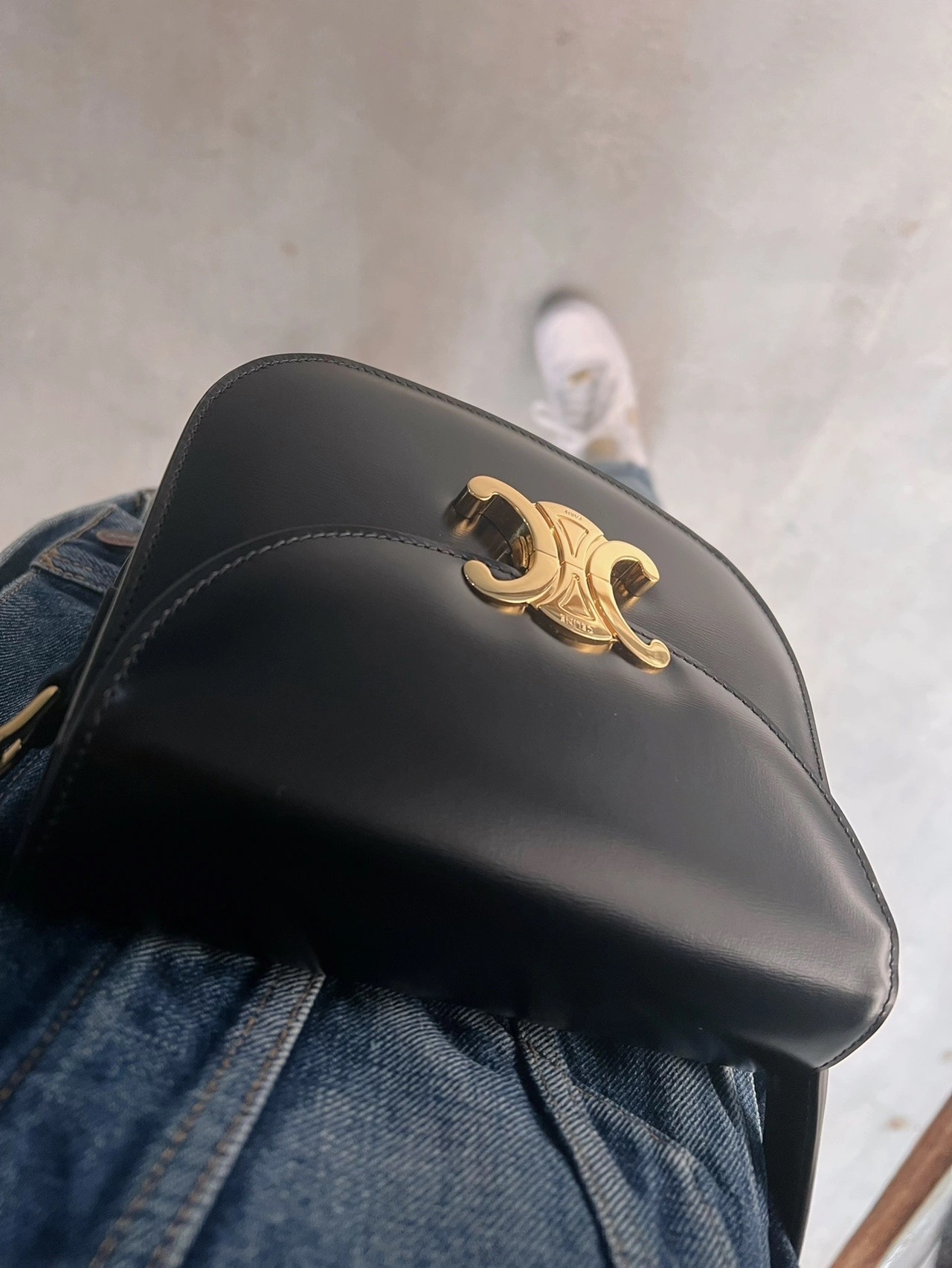 CELINE TEEN BESACE TRIOMPHE 18.5CM BAG 110413黑色