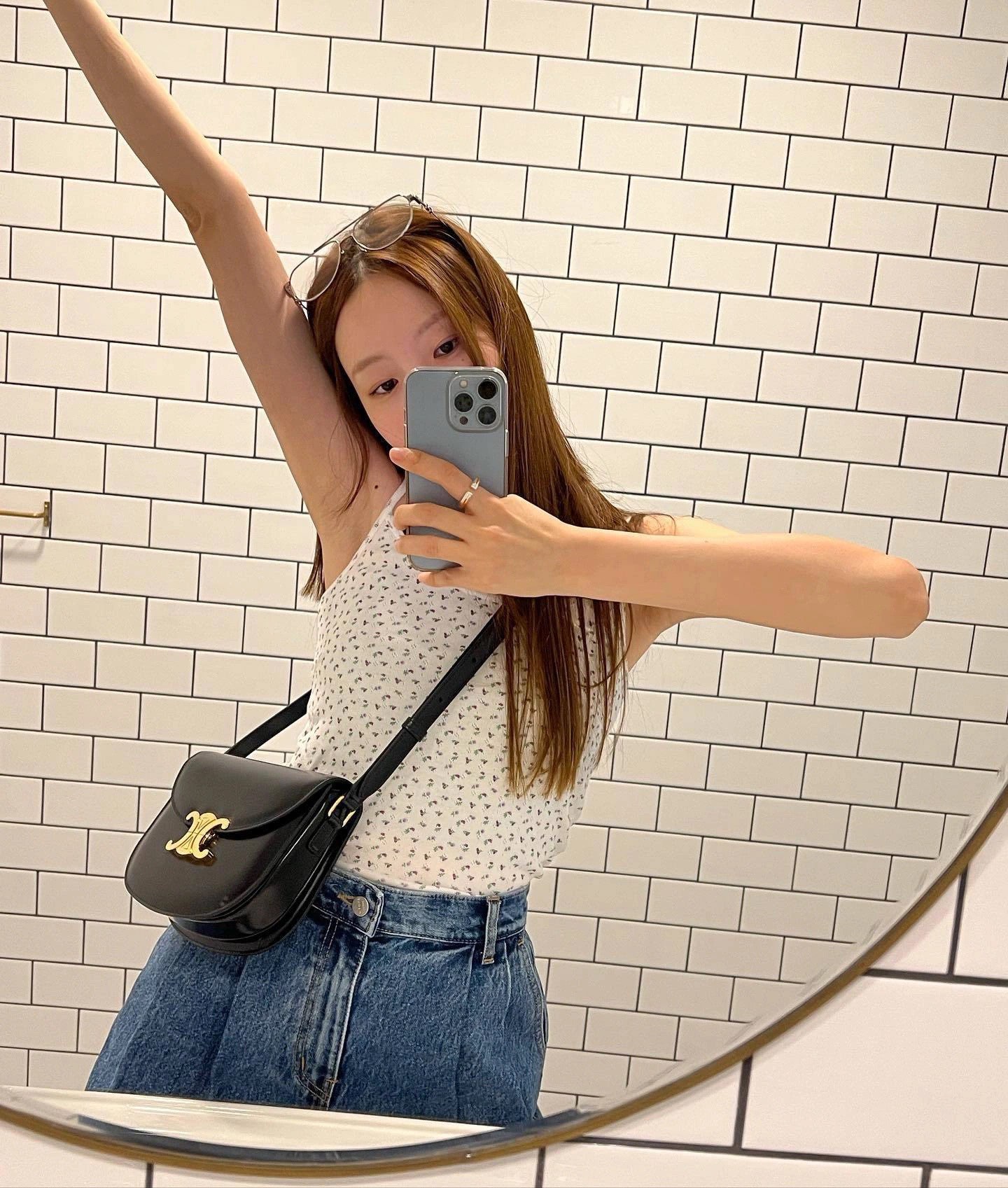 CELINE TEEN BESACE TRIOMPHE 18.5CM BAG 110413黑色