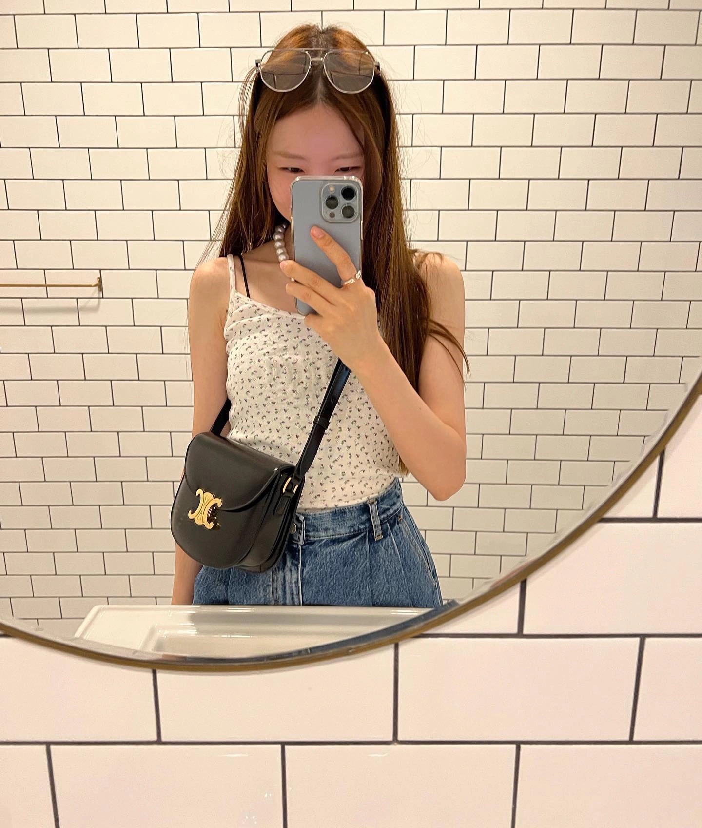 CELINE TEEN BESACE TRIOMPHE 18.5CM BAG 110413黑色